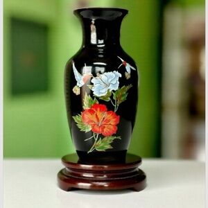 Vintage Kyoei Kiln 5.2” bud Vase